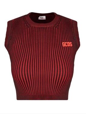(New) GCDS Ribbed Crop Tank